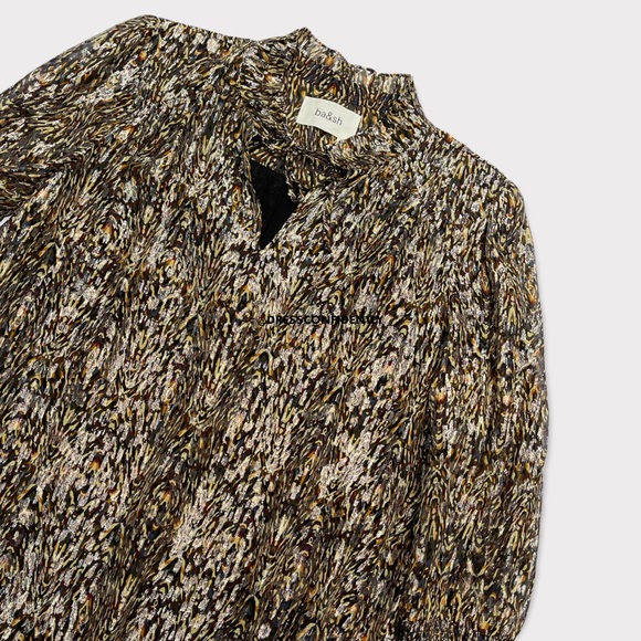 BA&SH Gallas Silk-Blend Ruffle Top - Picture 7 of 9